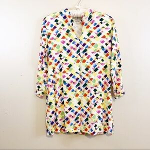 VIA VAI by POLLERO Bright Button Down Tunic